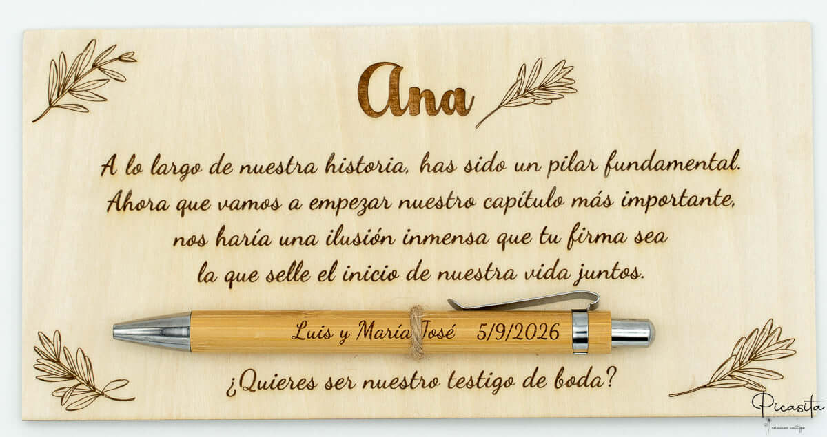 Regalos Testigos Boda