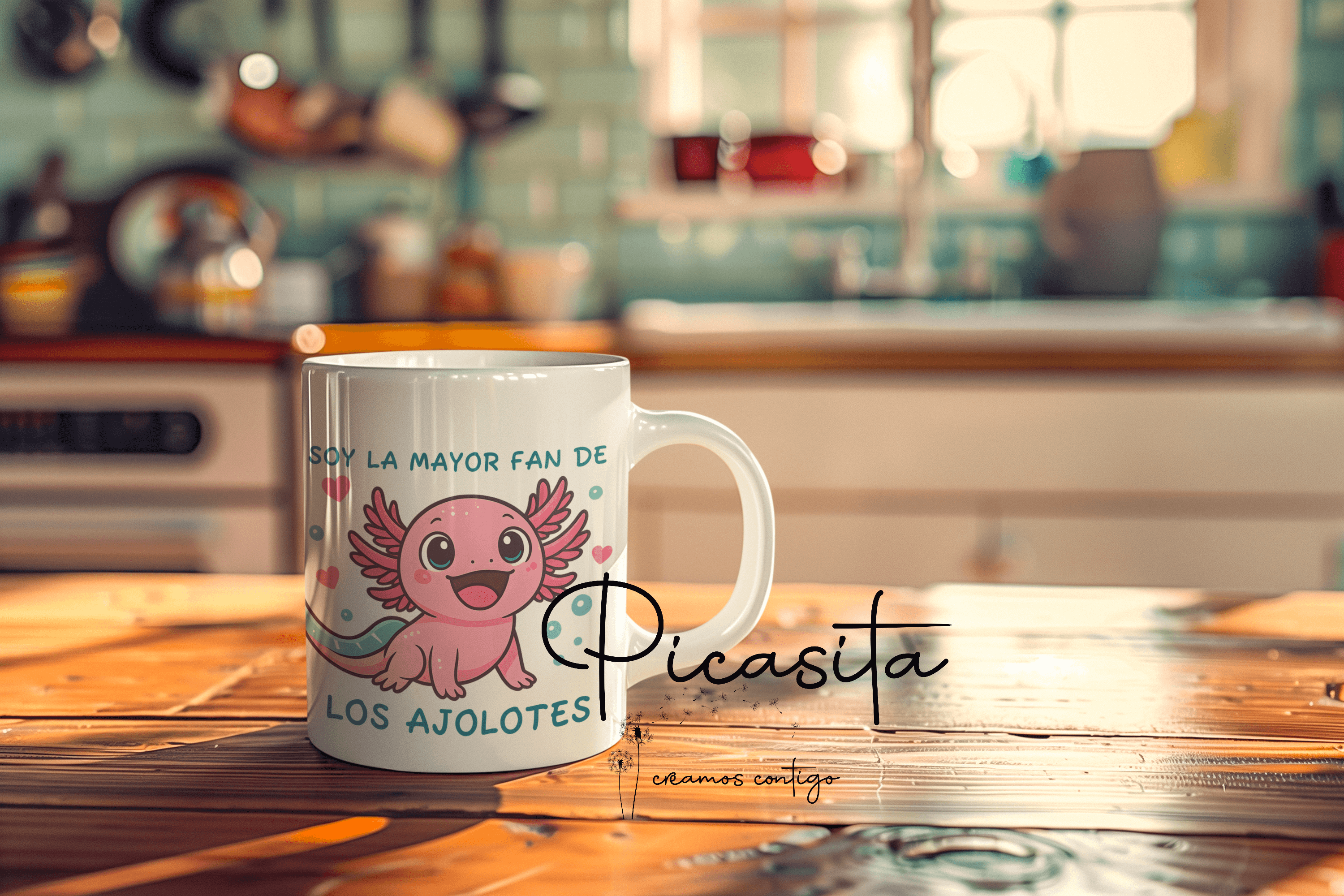 Tasses d'Axolotls
