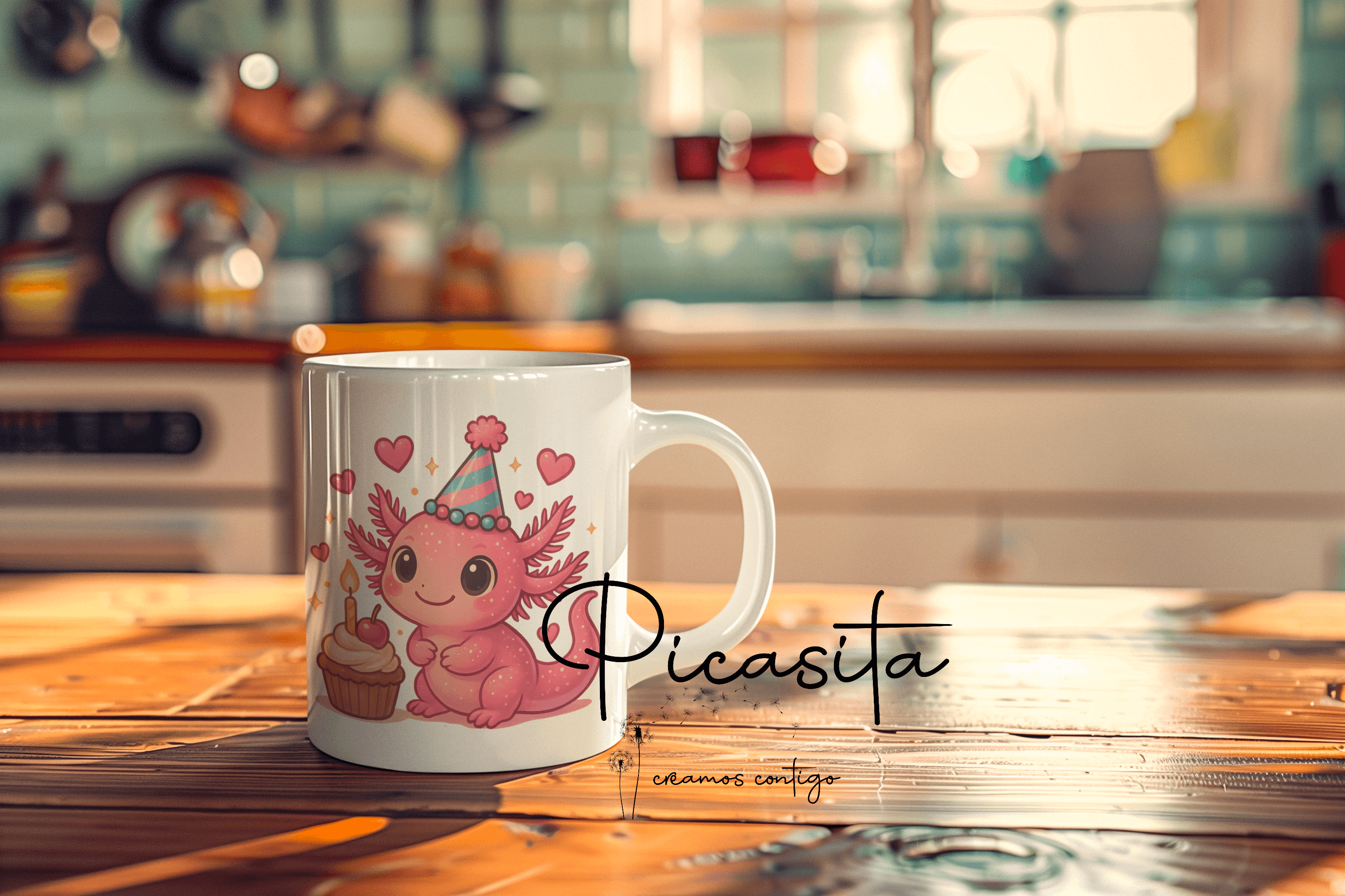 Tasses d'Axolotls
