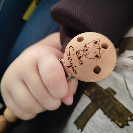 Conjunto Muselina, Chupetero Personalizado, Mordedor y Peine