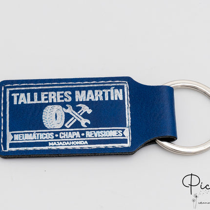 Porte-clés en cuir synthétique personnalisés