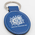 Ovale 58x40 mm / Bleu - Argent