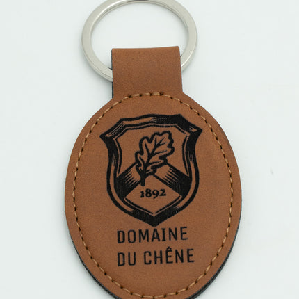 Porte-clés en cuir synthétique personnalisés