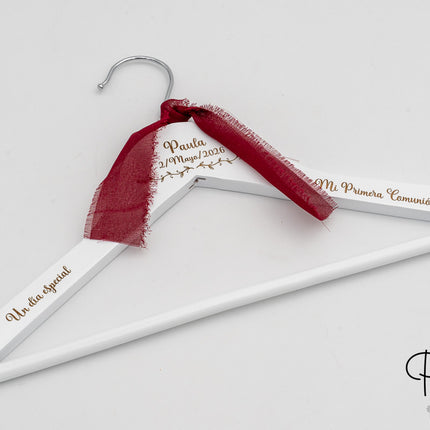 Cintre personnalisé enfant pour communion