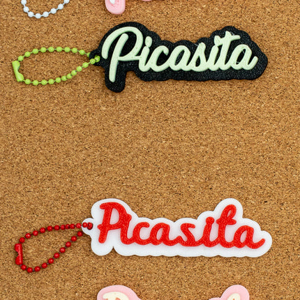 Porte-clés avec Nom Imprimés en 3D