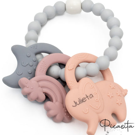 Anneaux de dentition en silicone