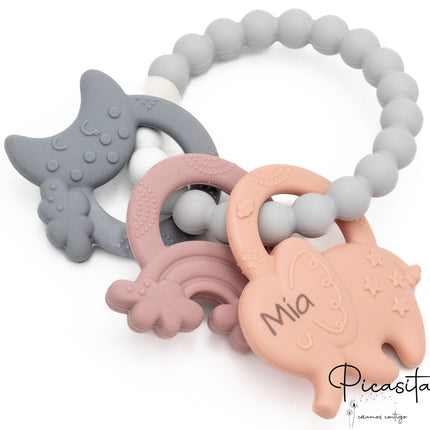 Anneaux de dentition en silicone