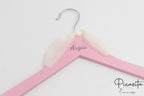 Cintre personnalisé adulte en plastique couleur rose
