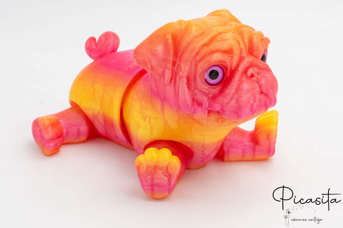 Bouledogue imprimé en 3D