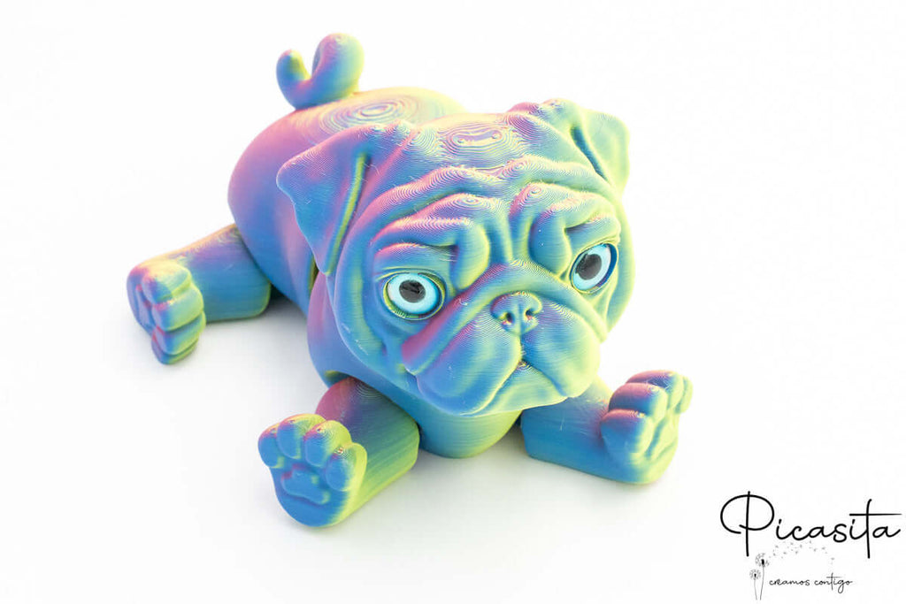 Bouledogue imprimé en 3D