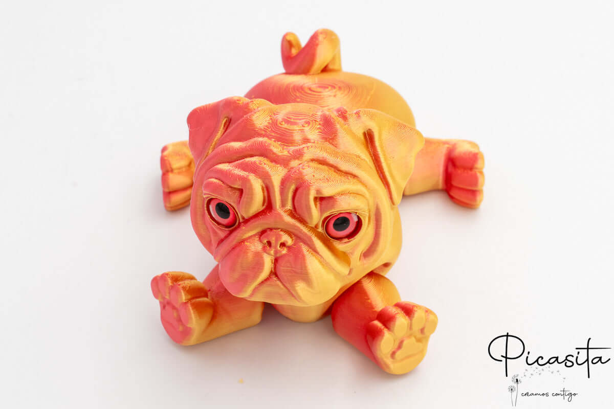 Bouledogue imprimé en 3D