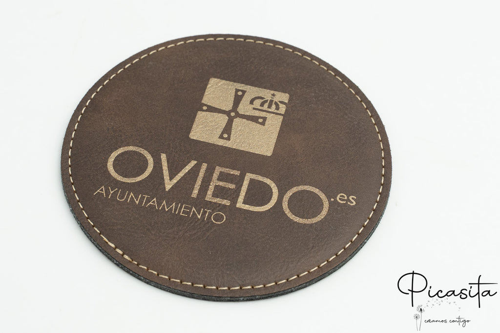 Sous-verres en cuir synthétique