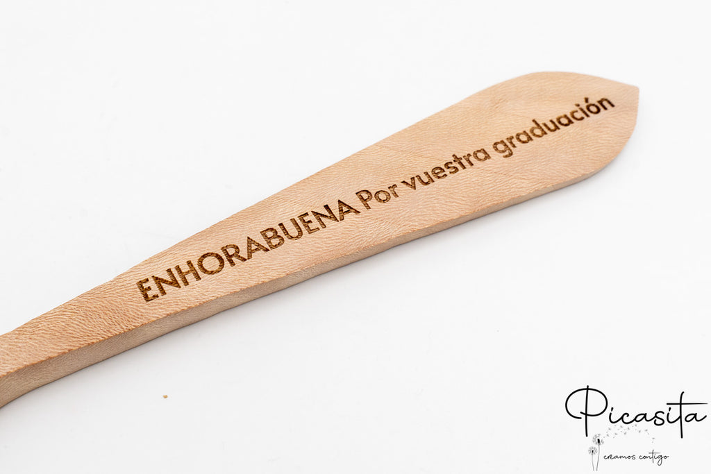 Louche en bois personnalisée