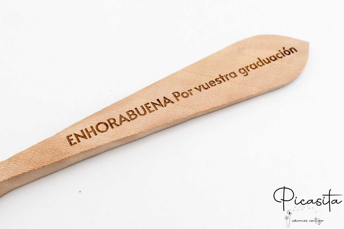 Louche en bois personnalisée