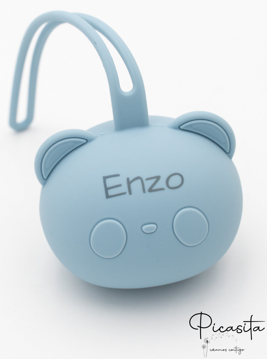 Porte-sucettes en silicone personnalisé (Petit ours)