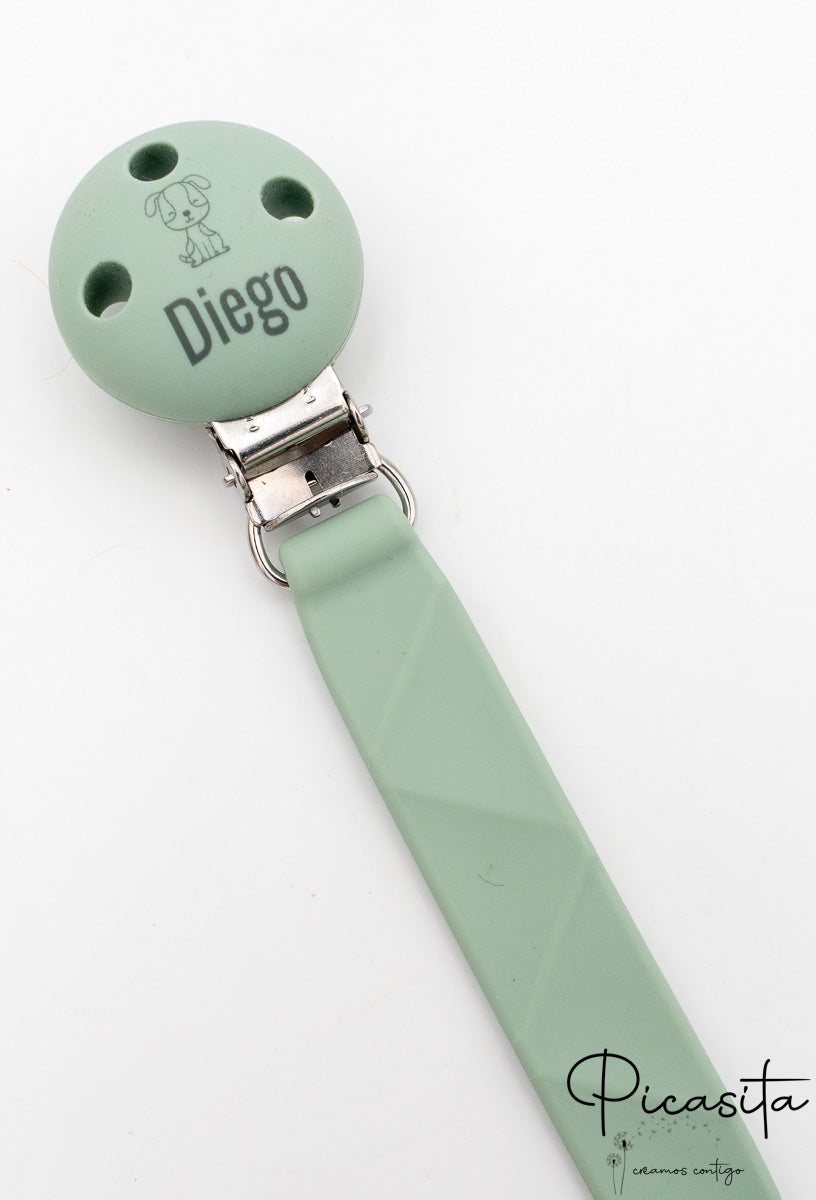 Attaches-sucettes en silicone - Chewing-gum