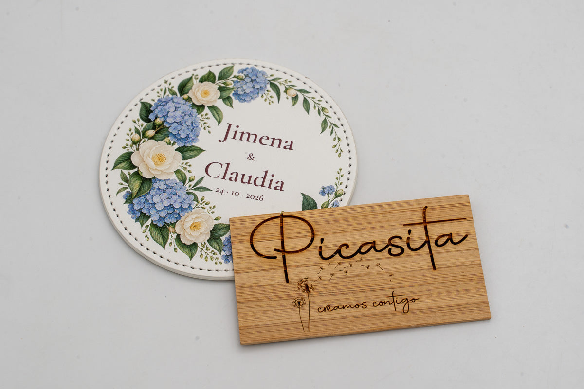 Sous-verres pour mariage