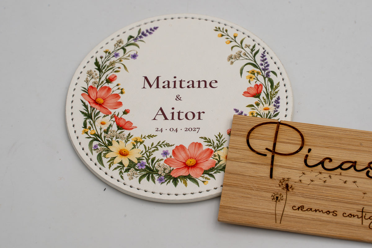 Sous-verres pour mariage