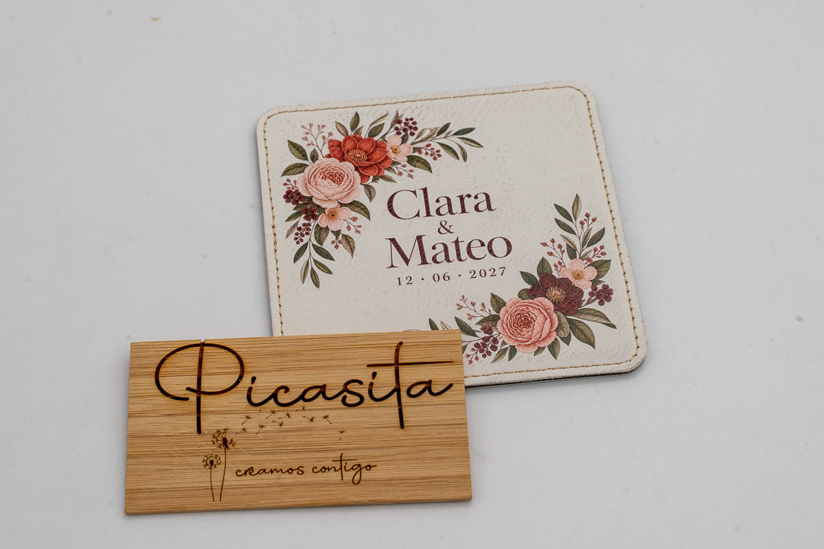 Sous-verres pour mariage