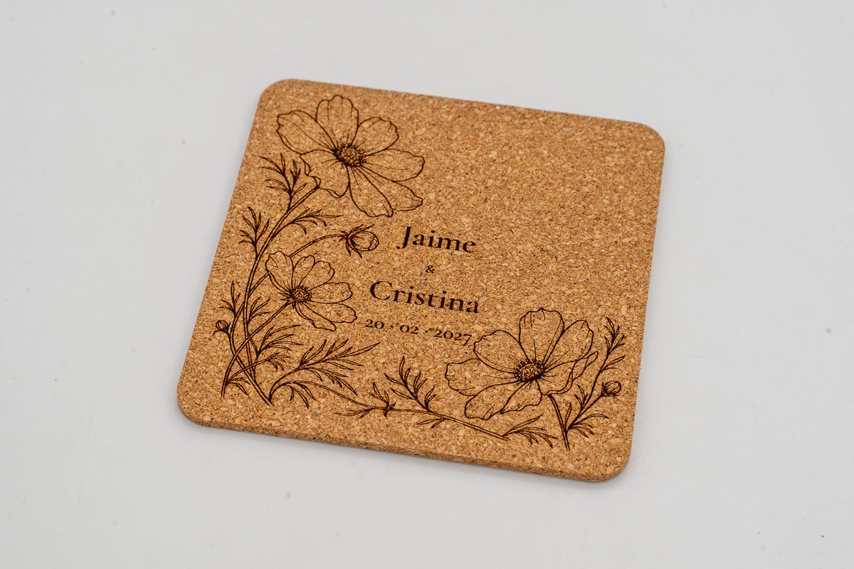 Sous-verres pour mariage