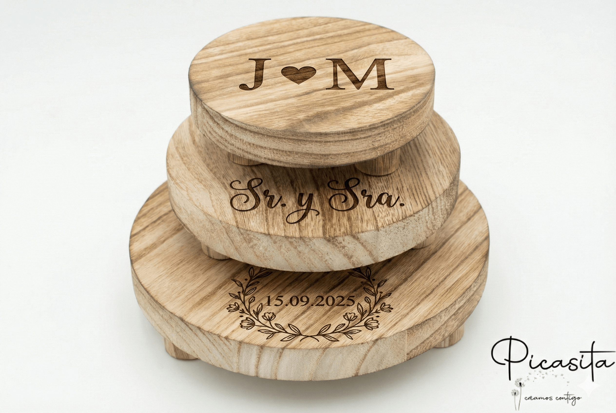 Supports de Table de Mariage (Lot de 3)