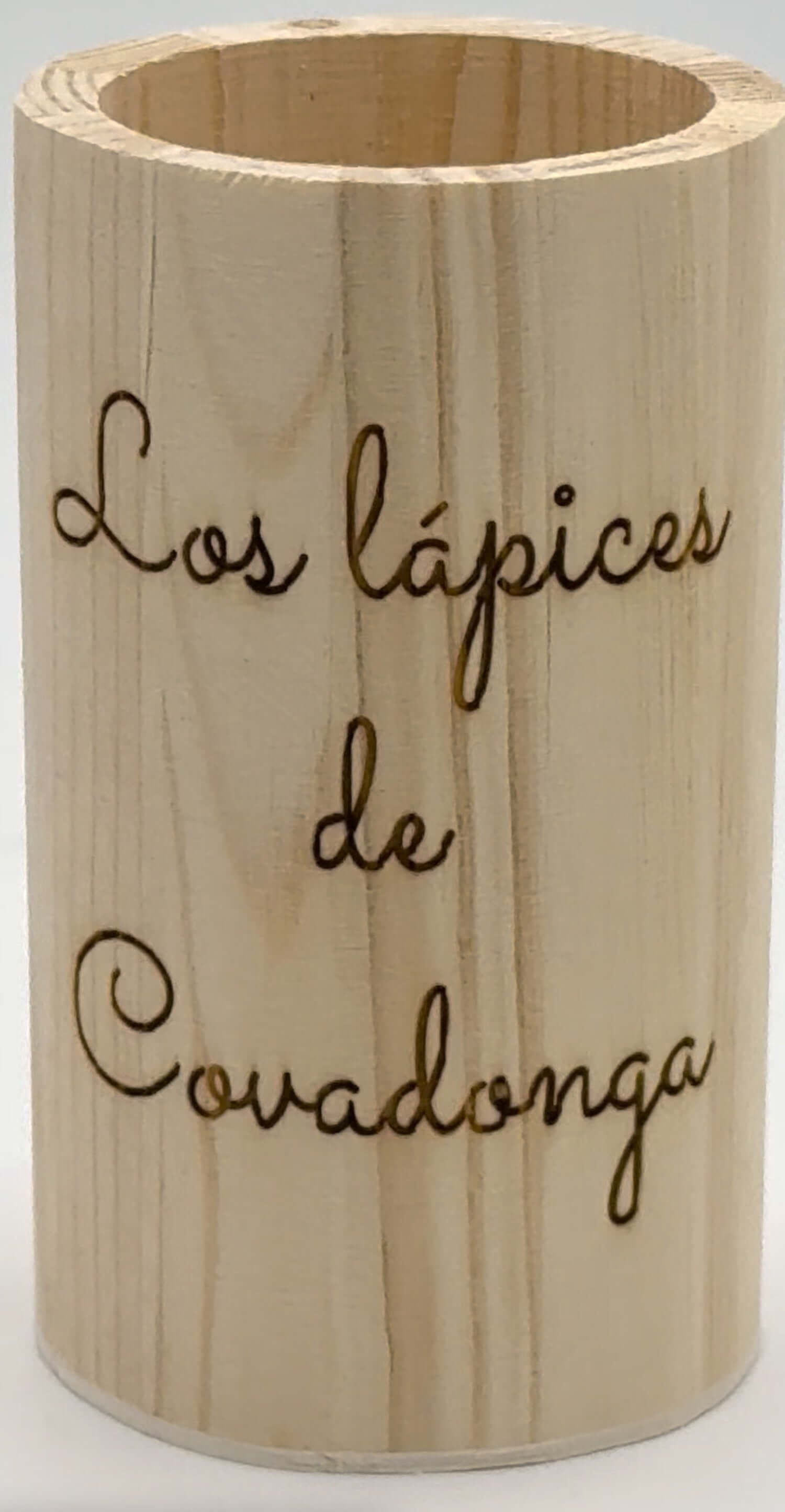 Pot à crayons en bois personnalisé