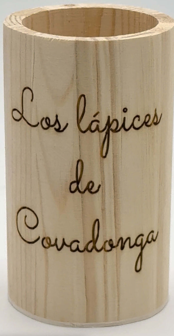 Pot à crayons en bois personnalisé