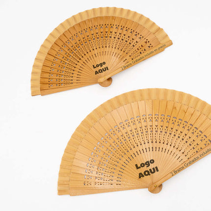 Abanicos de Madera y Tela