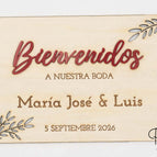 A4 (21x29) - 2 Couches (Contreplaqué 3mm + Couleur