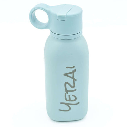 Botella de Silicona Personalizada Azul-Gris