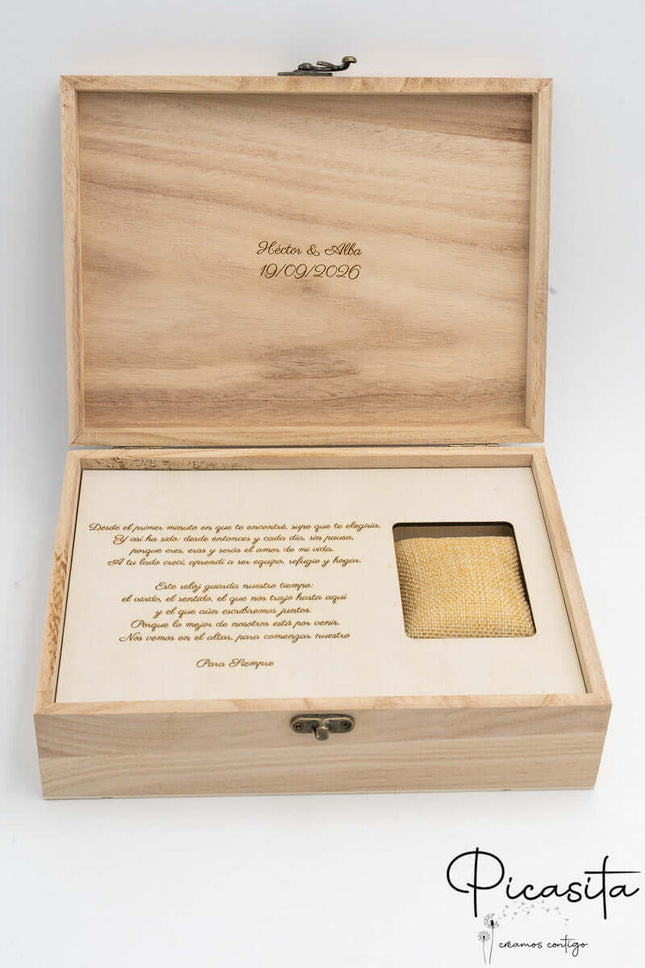 Caja de Regalo de Reloj para el Novio