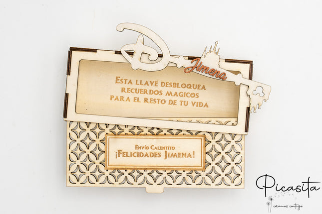 Caja Regalo para Llaves Disneyland Paris