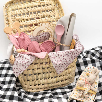 Canastilla Bebé Rosa Personalizada