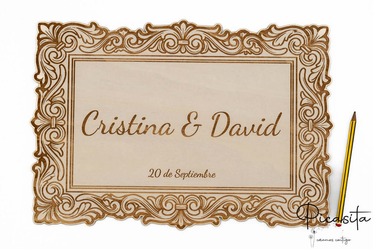 Carteles en Madera Grabada