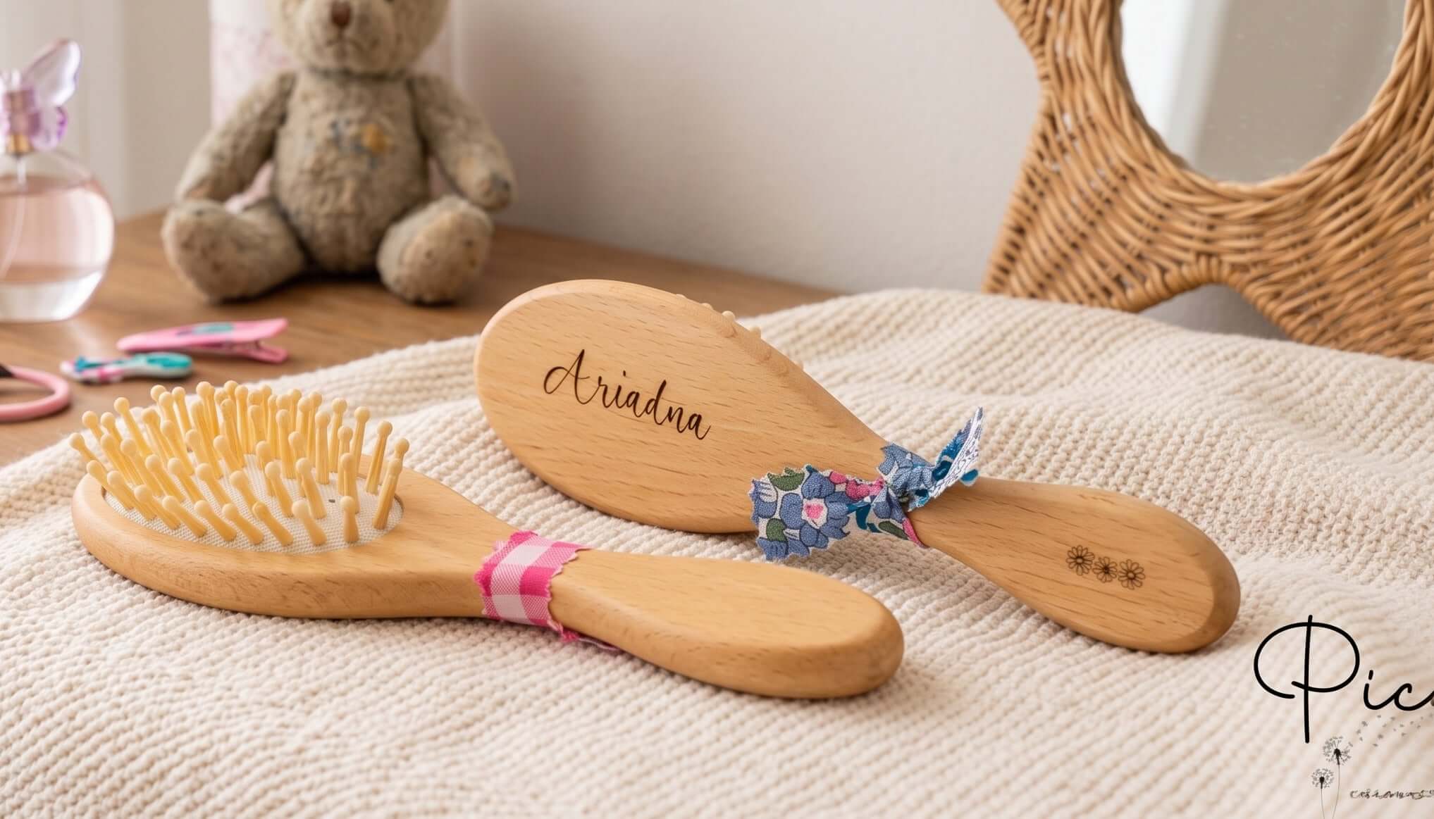 Brosses en bois personnalisées