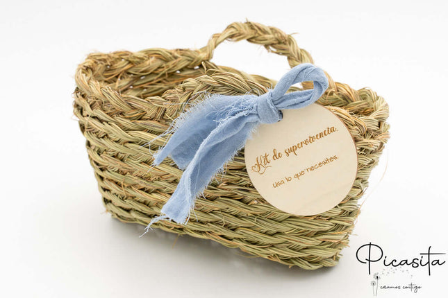Cesto Kit de Supervivencia para Bodas