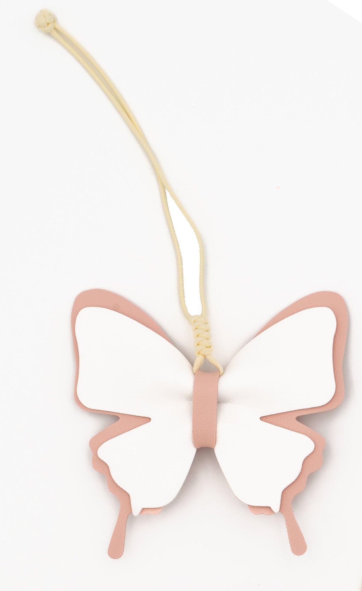 Colgantes para Bolsos de Cuero PU Mariposa Rosa Claro