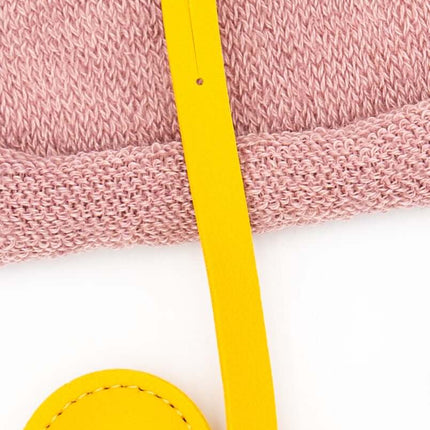 Colgantes para Bolsos de Cuero PU Corazón Amarillo