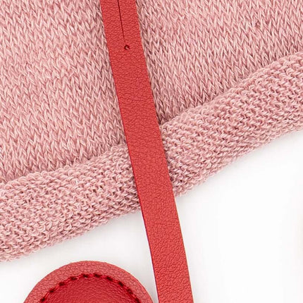 Colgantes para Bolsos de Cuero PU Corazón Rojo