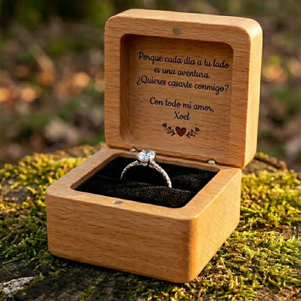 Boîte pour Alliances de Mariage et de Fiançailles