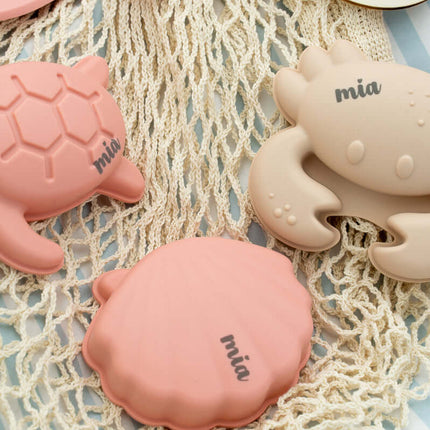 Kit de Cubos de Playa y Animales de silicona personalizados