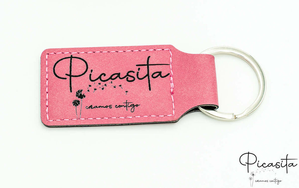 Llaveros de Cuero Sintetico Personalizados