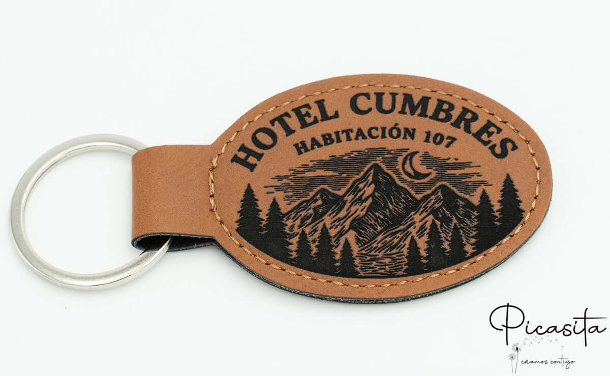 Llaveros de Cuero Sintetico Personalizados