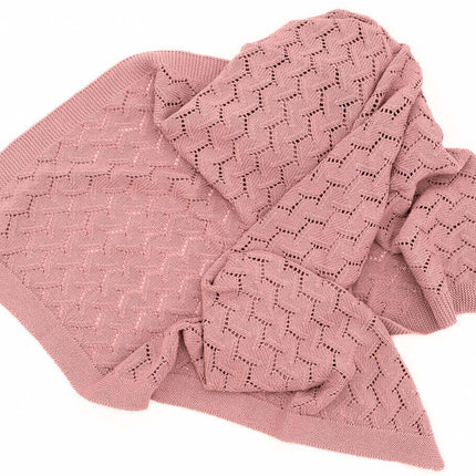 Manta Bebe Verano | 100% Algodon | Color Rosa