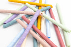 Pailles en silicone à relief spiralé en plusieurs couleurs