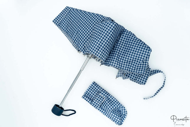 Paraguas Plegable de Mujer Compacto Vichi Azul