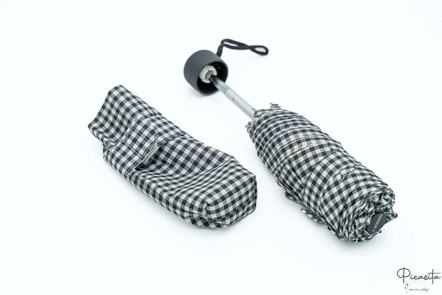 Paraguas Plegable de Mujer Compacto Vichi Negro