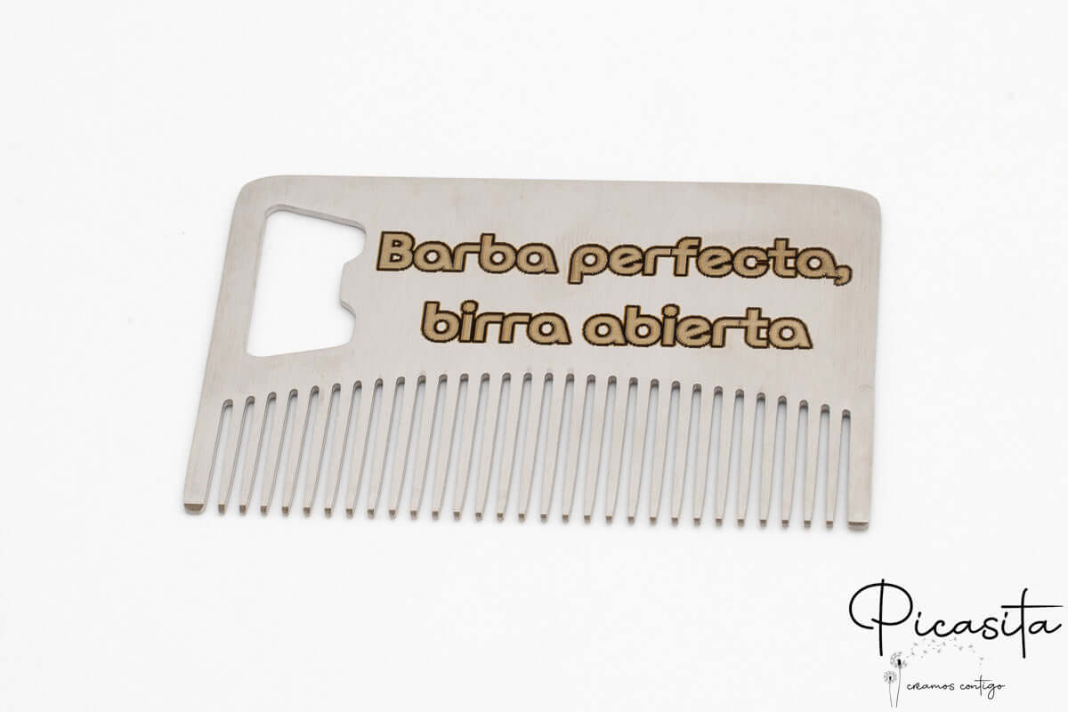 Peine de Metal Personalizado