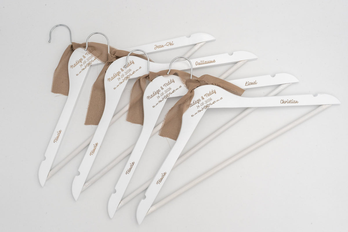 Percha para Testigos de Boda | Regalo para Testigos de Boda