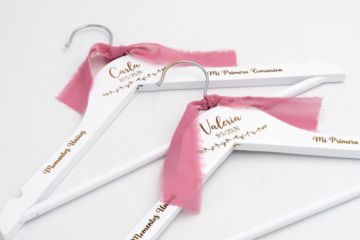Percha Personalizada Infantil para Comunión